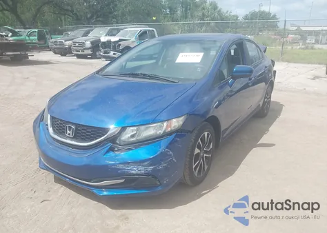2014 Honda Civic Ex из США, поврежденный, VIN 19XFB2F89EE067725